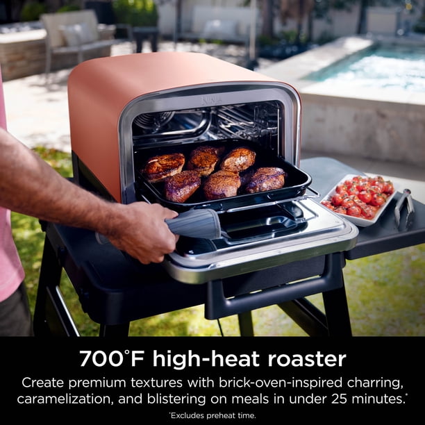Ninja Woodfire™ Pizza Oven, 8-in-1 outdoor Oven, 5 Pizza Settings