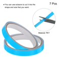 thumbnail image 3 of Unique Bargains 4 Rouleaux 0.4 Pouces x 9.8 Pieds Bande Fluorescente Phosphorescente pour Animaux, Bleu, 3 of 5