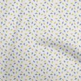 thumbnail image 1 of oneOone Velvet White Fabric Floral Craft Projects Decor Fabric Printed By The Yard 58 Inch Wide, 1 of 5