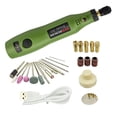 thumbnail image 3 of Perceuse Électrique Ponceuse Vitesse Variable Passe-Temps Outil Rotatif Engaver Vert, 3 of 8