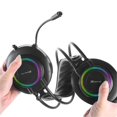 thumbnail image 3 of Xtrike Me Casque de Jeu Stéréo avec Rétroéclairage RVB pour PC Smartphone PS4 Xbox un Câble 1,8 m (GH-509), 3 of 9