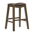 thumbnail image 4 of Topline Home Furnishings Pub Height Stool, Faux Leather, 4 of 5