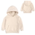 thumbnail image 2 of FAOWME Sweat à Capuche pour Garçons et Filles, Couleur Unie, 4-5 Ans, 2 of 6