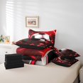 thumbnail image 4 of YST Sports Theme 7-Piece Comforter Set, Red Neon Honeycomb, Full, 4 of 4