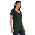 thumbnail image 2 of Inkmeso Inkmeso Womens Scoop-Neck T-shirt Short Sleeve Summer Basic Tee, 2 of 7