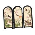 thumbnail image 4 of Siruishop Chinese Design Mini Screen Ornament 3 Panel Divider for Fireplace Countertop A, 4 of 8