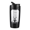 thumbnail image 3 of Bouteille Shaker Électrique pour Milkshakes, Lait, Mise en Forme, Noir, 3 of 8