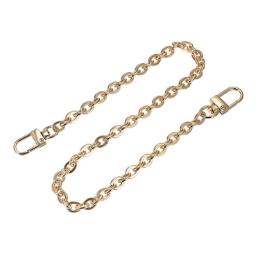 Unique Bargains 16'x0.28' Purse Chain Strap, Purse Handle Shoulder Bags Replacement Strap, Gold