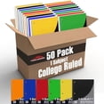 thumbnail image 3 of Trailmaker Bulk Notebooks (50 Pack), One Subject Notebooks College Ruled, 140 Pages (70 Sheets),Spiral Bulk Notebooks for Kids, School Supplies, Journaling, Note Taking, Students, and Work, 3 of 10