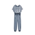 thumbnail image 4 of Ensemble de Survêtement pour Femme 2 Pcs, Chandail à Manches Courtes et Pantalon Long, Ensemble Jogger TG, 4 of 8