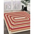 thumbnail image 3 of Ahgly Company Tapis Rectangulaire Lavable en Machine Rouge Lave, 4 Pieds x 6 Pieds, 3 of 7