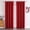 Red #7, variant on Skimsklo Curtains Curtain Panel Pair 39 Inch X 51 Inch Curtain Overlay Elegant Curtains for Bedroom | Polyester Window Treatment Drapes with Grommets | Light Blocking Noise Reducing Thermal Insulate