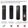 thumbnail image 3 of ALLTIMES Silicone Remote Control Protective Cover for Amazon Fire TV Stick 4K, Anti-skid Fire Stick Remote Cover (without Remote Control), 3 of 8