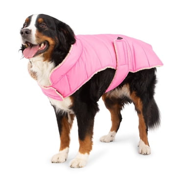 One Paw, Quilted Dog Jacket, Reversible Design