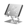 thumbnail image 2 of facefd Tablet Holder Solid Color Replacement Nonslip Universal Heats Dissipation 360 Degree Foldable Aluminium Alloy Bracket Silver, 2 of 9