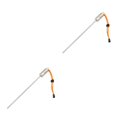 thumbnail image 1 of Transemion Keep Diving Steel Pointer Rod Noise Underwater Tickle Rattle Dive Stick Bottle Knocker Probe Hand Lanyard Tool Kids Orange 2Set, 1 of 6