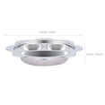 thumbnail image 2 of BESTYASH 1 Pcs Assiette en Acier Inoxydable pour Enfants et Tout-Petits 24x24x3.6 Po, 2 of 8