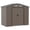 Brun, variante sur Remise de Jardin Vert de 2,13 m x 1,22 m avec Trousse de Fondation et Double Porte.