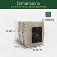 thumbnail image 3 of Dakota 283 Canine Rough and Tough Economy Pet Kennel, X-Large, Sandstone, 3 of 9