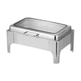 thumbnail image 4 of Abbracc Chafing Dish Buffet, Food Warmers with Lid Food Pan Buffet Warmer Chafer Rectangle, 4 of 9