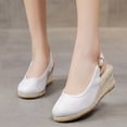 thumbnail image 2 of Women‘s Closed Toe Socialite Slingback Espadrille Wedge Sandal, 2 of 9