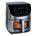thumbnail image 1 of Kenmore 8 Qt Air Fryer, 1700W, 12 Cooking Presets, Digital Touch Screen, Stainless Steel, 1 of 10