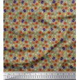 thumbnail image 1 of Soimoi Velvet Fabric Trophy,Timer Clock & Basketball Sports Print Fabric by Yard 58 Inch Wide, 1 of 3