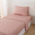 thumbnail image 4 of Mainstays – Ensemble de literie tout-en-un réversible avec couette et draps, 5 pièces, format simple très grand (Twin XL), rose blush, 4 of 8
