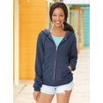 thumbnail image 4 of Jerzees Adult NuBlend Full Zip Hooded Sweatshirt, S, Royal, 4 of 7