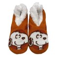 thumbnail image 1 of Peanuts Snoopy Fall Leaves Womens Juniors Slippers, 1 of 2