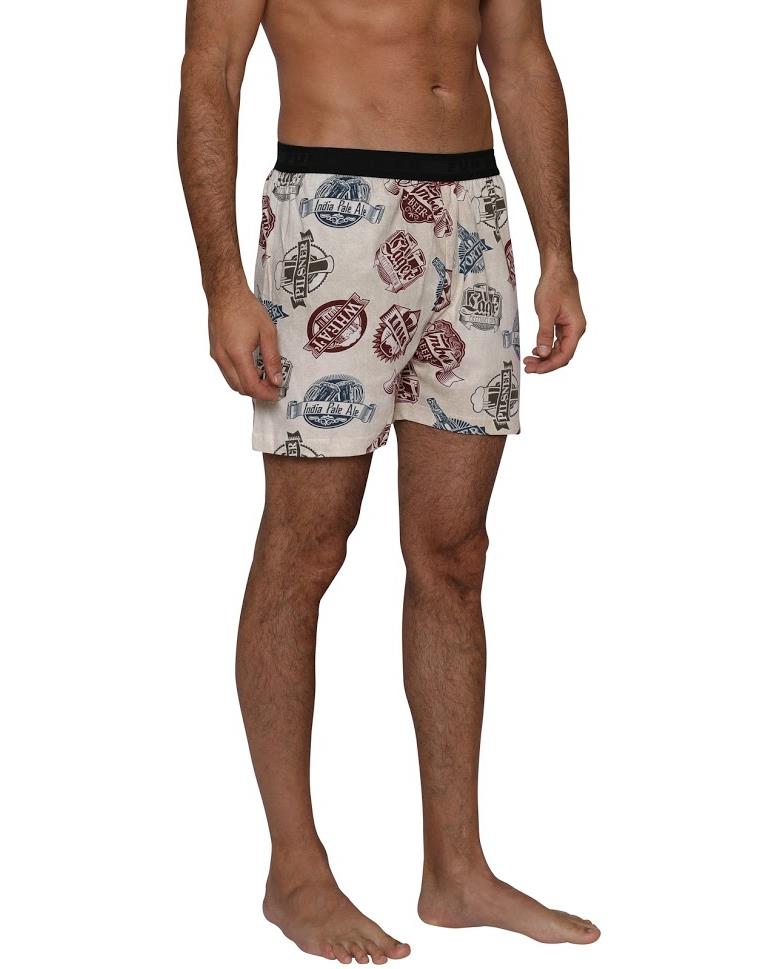 Men's' Underwear Fun Print Briefs Adult Boxer Shorts