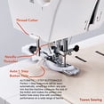 thumbnail image 2 of Janome 1522RD Sewing Machine with 22 Stitches and Easy Auto Needle Threading, 2 of 5