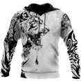 thumbnail image 4 of Chandails à Capuchon pour Hommes, Imprimé Animal cool, Rue (I, L), 4 of 8