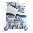 thumbnail image 1 of Mainstays Abstract Grid 7-Piece Bed in a Bag Set, Double – Back to School!, 1 of 4