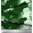 thumbnail image 3 of Soimoi Poly Georgette Fabric Two Tone With White Camouflage Print Fabric by Yard 42 Inch Wide, 3 of 3