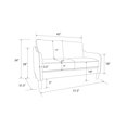 thumbnail image 3 of DHP Marbella 2-Seater Loveseat Sofa, 3 of 9