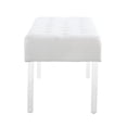 thumbnail image 3 of Ande Glitz Acrylic Leg Bench, 3 of 7