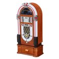 thumbnail image 1 of Arkrocket Taurus II Jukebox Vinyl Record Player Bluetooth USB SD CD Player Radio Retro Turntable Classic Jukebox (Taurus II - Maple), 1 of 2