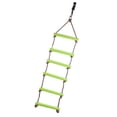 thumbnail image 1 of Tachiuwa 120KG Kids Outdoor Playhouse 6 Rungs 2m Rope Climbing Ladder Swing Toy Green, 1 of 5