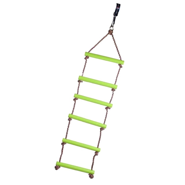 Tachiuwa 120KG Kids Outdoor Playhouse 6 Rungs 2m Rope Climbing Ladder Swing Toy Green