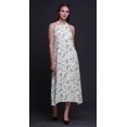 thumbnail image 4 of Bimba Feuilles Été Vacances Fête Col Licou Tenue de Plage Femme Dos Nu Robe-X-Grand, 4 of 6
