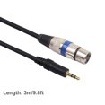 thumbnail image 3 of XLR 3pin Female to 3.5mm TRS Male Cable Audio Adapter Microphone Cable, 3 of 3
