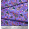 thumbnail image 3 of Soimoi Rayon Fabric Artistic Paisley Print Fabric by The Yard 42 Inch Wide, 3 of 3