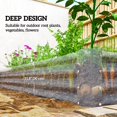 thumbnail image 4 of Outsunny 8x4x1ft Galvanized Raised Garden Bed, Open Bottom, Silver, 4 of 10