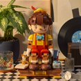 thumbnail image 4 of Fairy Tale Series Pinocchio Building Block Marionette Doll Joint Movement With Lights, 4 of 4