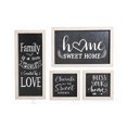 thumbnail image 1 of IH Casa Decor 4Pc Assorti Du Cadre De Chêne À La Maison, 1 of 4