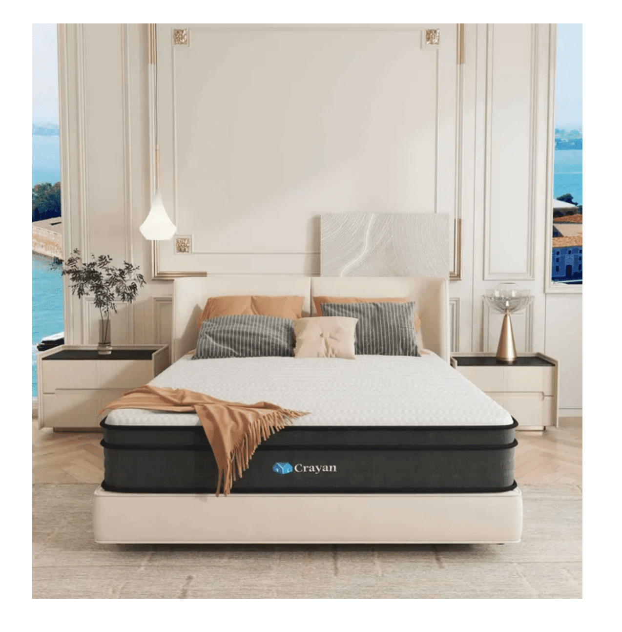Refurbished Crayan King Mattress, 12 Inch Memory Foam