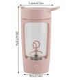 thumbnail image 2 of Agiferg Automatic Mixing Cup Milk Stir Cup Protein Powder Electric Shaker Bottle, 2 of 2