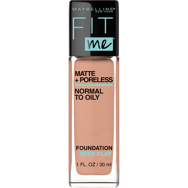 Maybelline New York Fit Me Matte + Poreless Foundation Makeup, Ultra-Lightweight Formula Controls Shine, for Normal to Oily Skin, 242 light honey ,30 ml