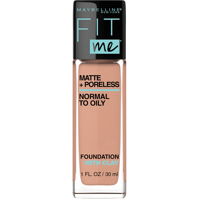 Maybelline New York Fit Me Matte + Poreless Foundation Makeup, Ultra-Lightweight Formula Controls Shine, for Normal to Oily Skin, 242 light honey ,30 ml